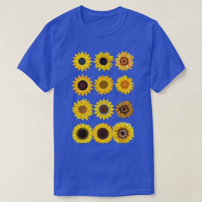 Sunflower Pattern 1 T-Shirt (Design Front)