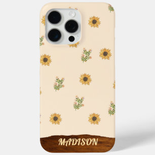 Sunflower Pattern  iPhone 15 Pro Max Case