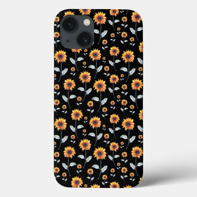 Sunflower Pattern Case-Mate iPhone Case (Back)