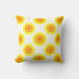Sunflower Pattern Cushion