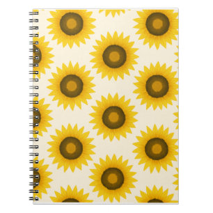 Sunflower Pattern  Notebook