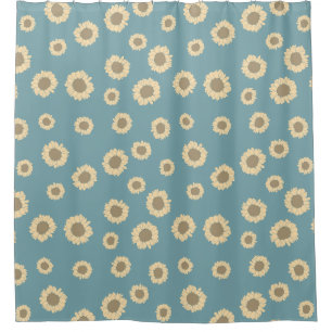 Sunflower Pattern  Shower Curtain