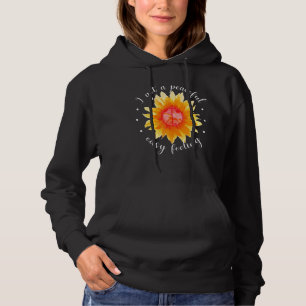 Sunflower Peace Sign I Got A Peaceful Feeling Hoodie
