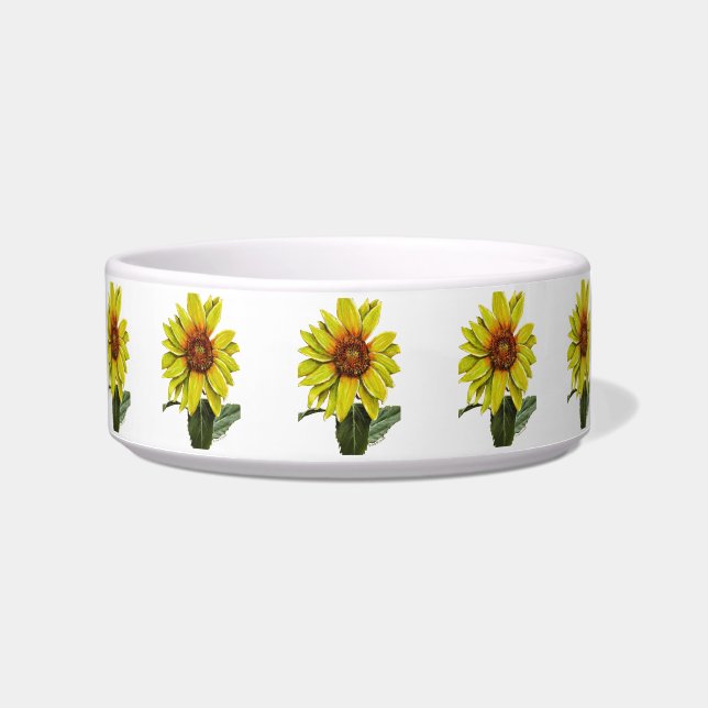 Sunflower Pet Bowls (Front)
