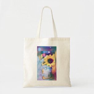 Sunflower Phone Tote Bag