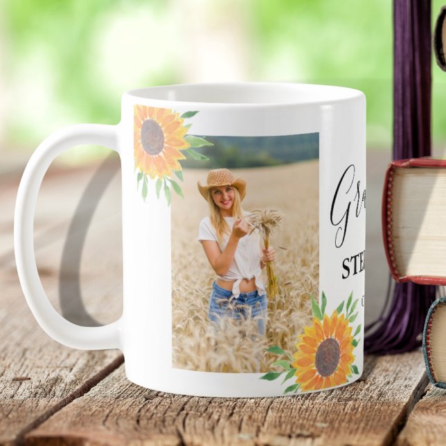 Sunflower Photo Graduation Coffee Mug (Creator Uploaded)