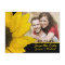 Sunflower Photo Wedding Save the Date Postcard