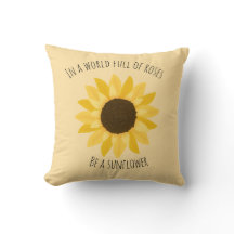 Sunflower Pillow