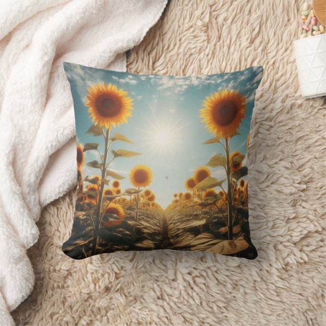 sunflower  pillow (Blanket)