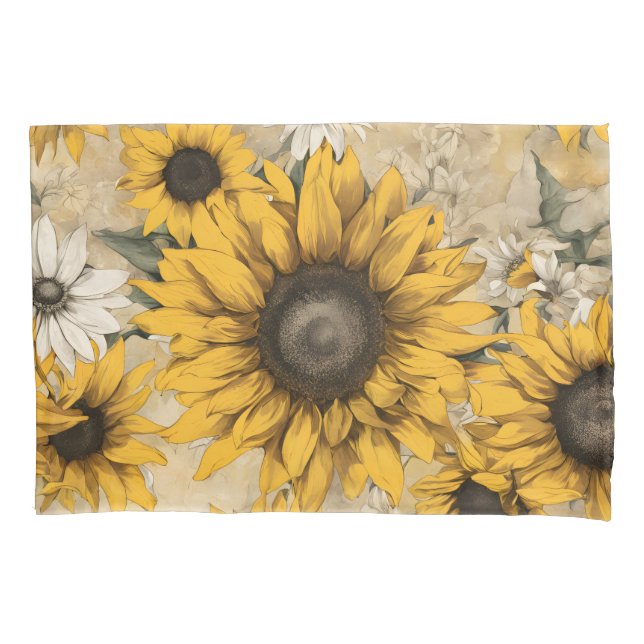 Sunflower Pillowcase (Front)