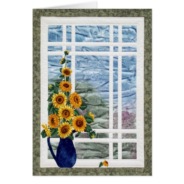 Sunflower Pitcher Card (Front)