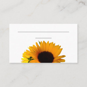 Sunflower Place Card (3.5" x 2.0", 100 pack)