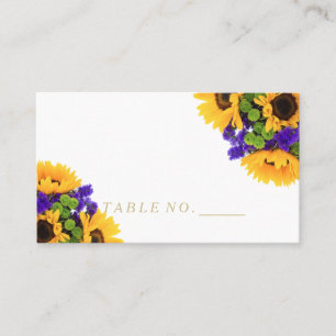 Sunflower Place Cards