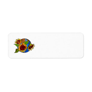 Sunflower Planet Return Address Label