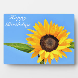 Sunflower Plaque Birthday Gift