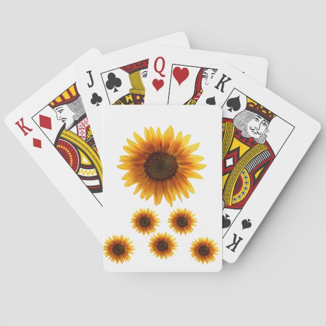 Sunflower Playing Card Deck (Back)