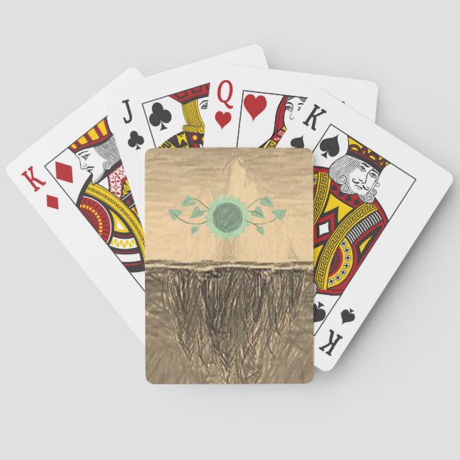 Sunflower Playing Card Deck (Back)