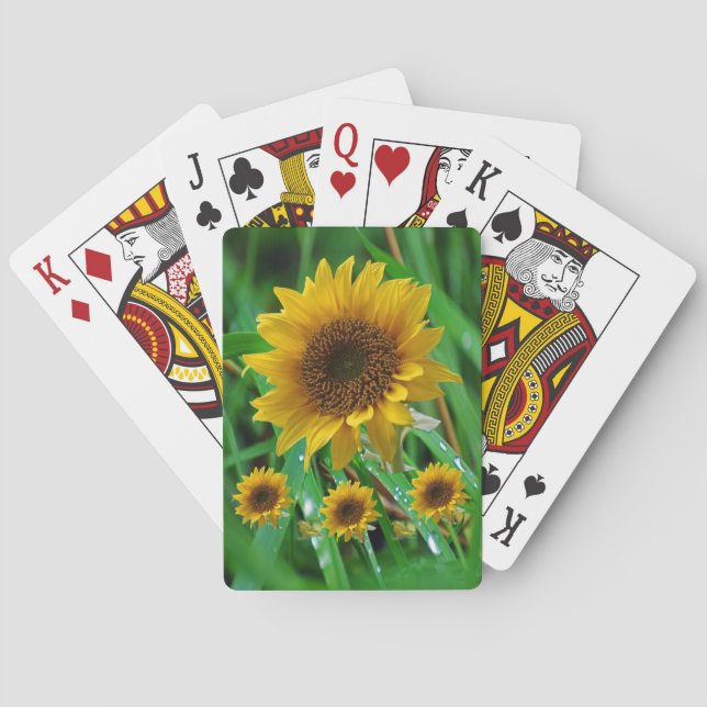 Sunflower Playing Card Deck (Back)