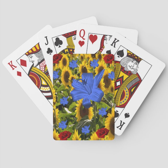 Sunflower Playing Card Deck (Back)