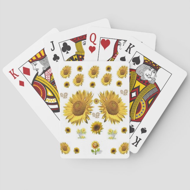 Sunflower Playing Card Deck (Back)