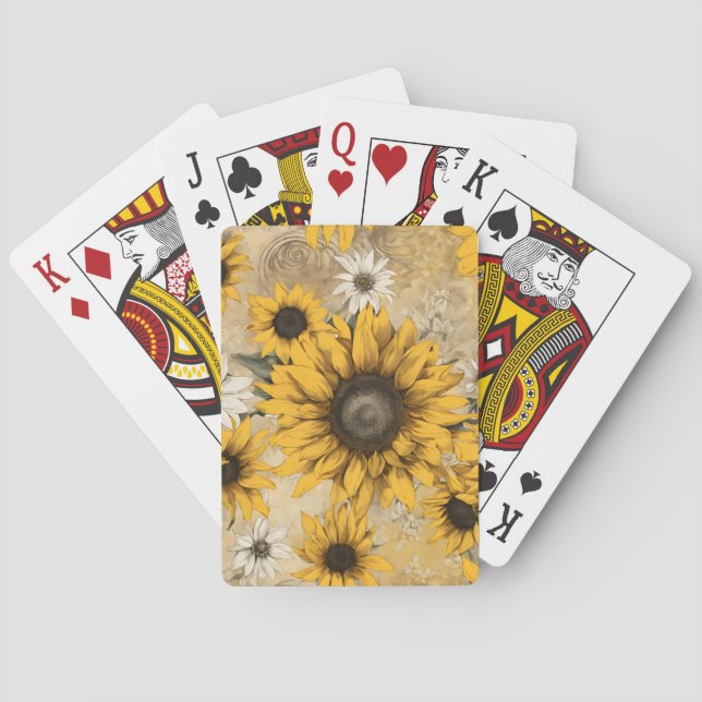 Sunflower Playing Cards (Back)