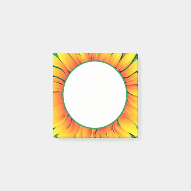 Sunflower Post it Notes Sunshine (Front)