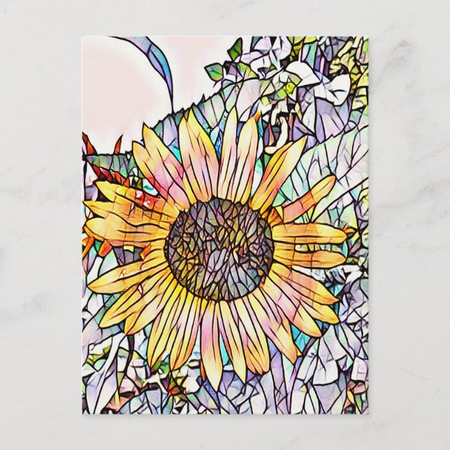 SUNFLOWER POSTCARD (Front)