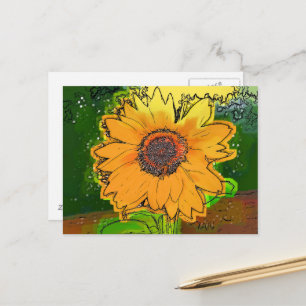 SUNFLOWER POSTCARD