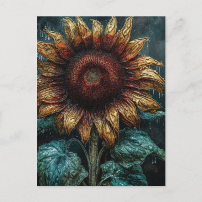 Sunflower Postcard (Front)