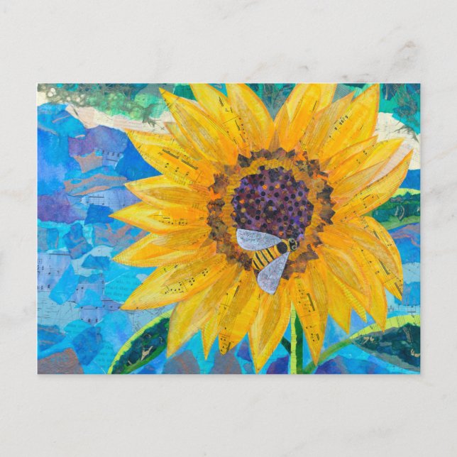 Sunflower Postcard (Front)