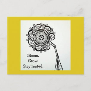 Sunflower Postcard