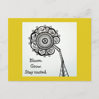 Sunflower Postcard
