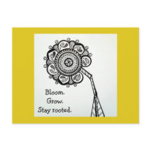 Sunflower Postcard