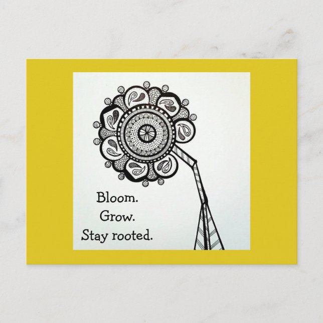Sunflower Postcard (Front)