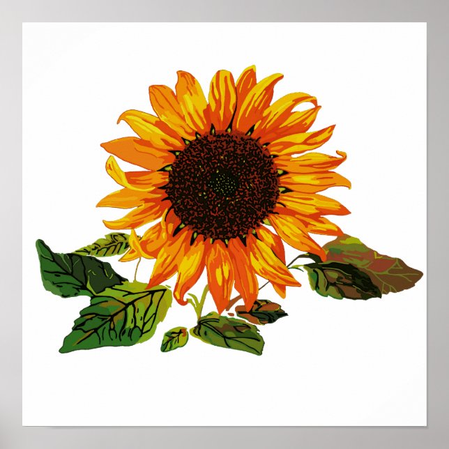 Sunflower Poster (Front)