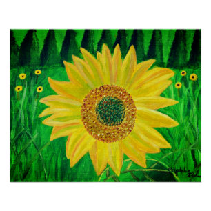 Sunflower poster