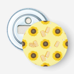 sunflower power bottle opener
