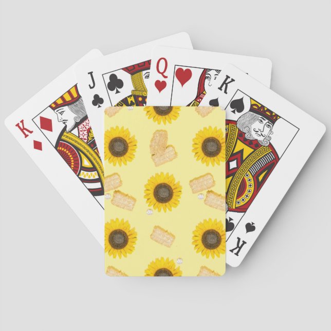 sunflower power playing cards (Back)