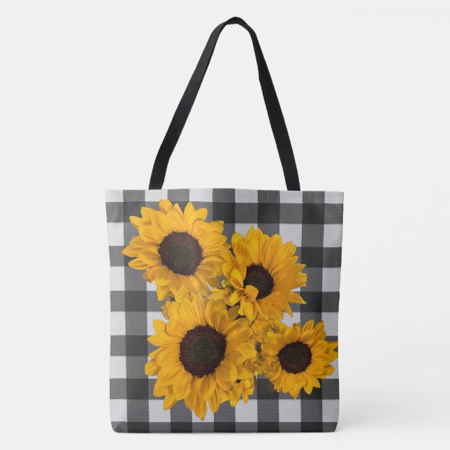 Sunflower Praise Tote Bag (Front)