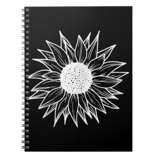 Sunflower Pretty flower multi-coloured wildflower Notebook