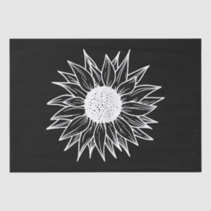 Sunflower Pretty flower multi-coloured wildflower Tissue Paper