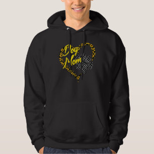 Sunflower Print Hippie Dog Mum Mother's Day Dog Hoodie