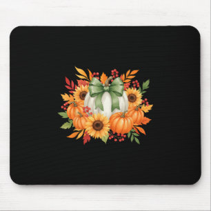 Sunflower Pumpkin Bouquet Fall Thanksgiving Autumn Mouse Pad