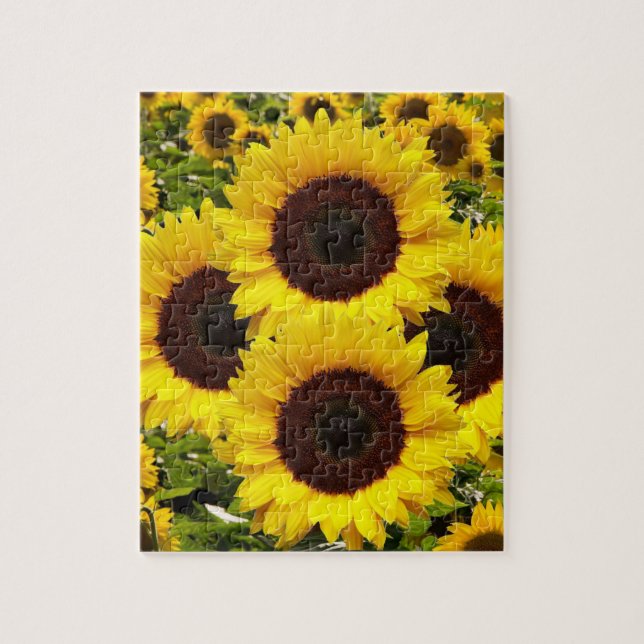 Sunflower Puzzles (Vertical)