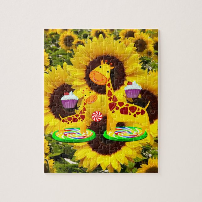 Sunflower Puzzles Giraffe (Vertical)