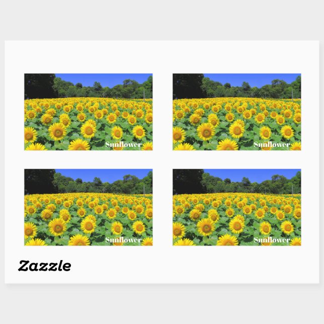 Sunflower:Rectangle Seal (Sheet)