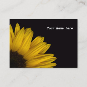 Sunflower Reflection Business Card - Customised