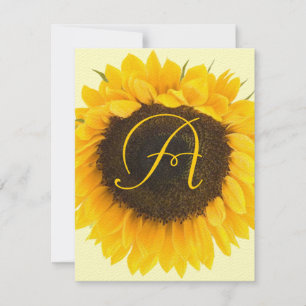 Sunflower Response Card