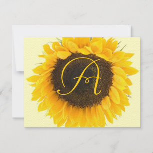 Sunflower Response Card