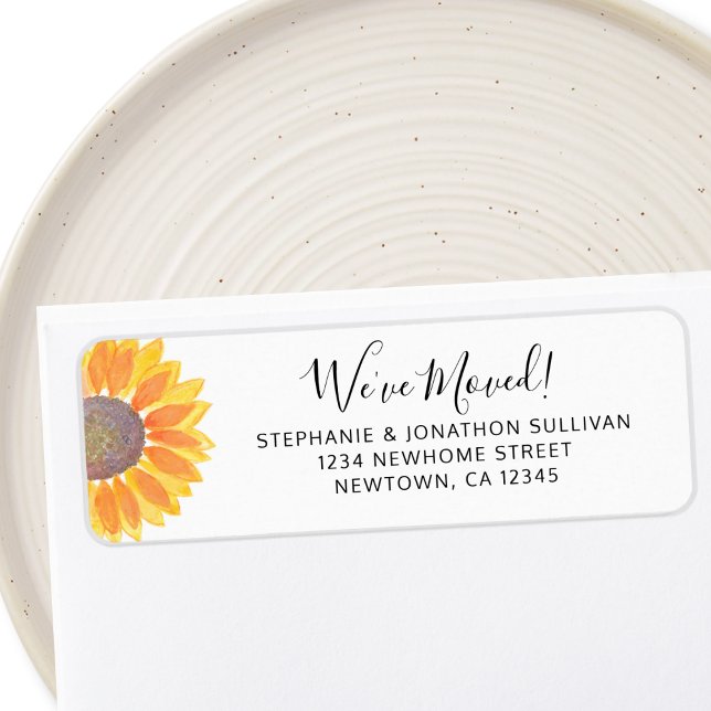 Sunflower Return Address  Label (Creator Uploaded)